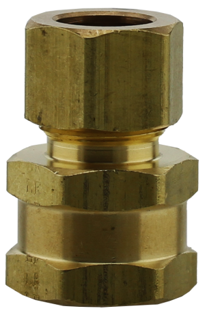 Brass 3/8 FPT x 3/8 Compression Fitting