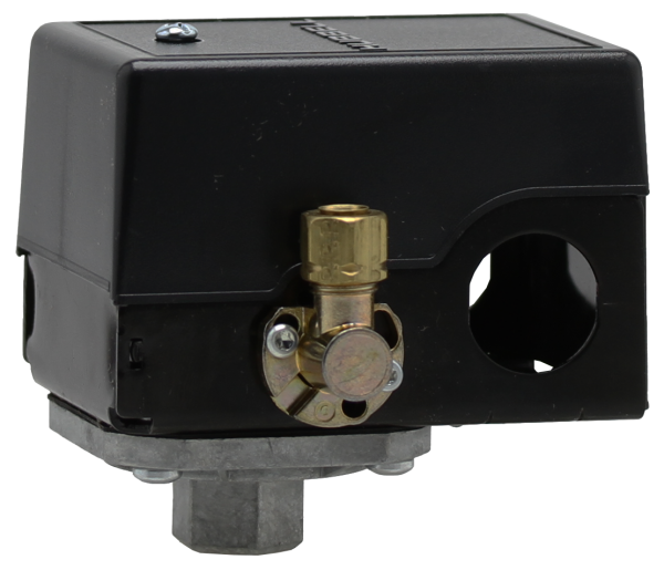 Hubbell Air Compressor Pressure Switch 80-100 Psi - With Unloader & On/Off Lever, 1/4" FPT