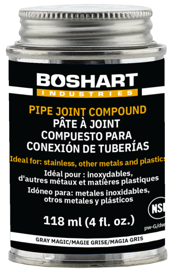 Gray Magic Pipe Thread Compound Boshart Industries