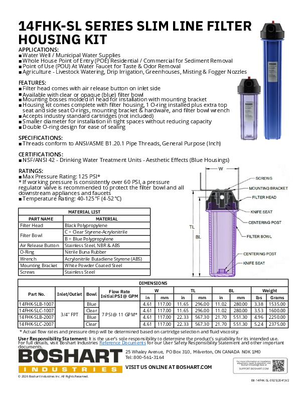 14FHK-SL SERIES