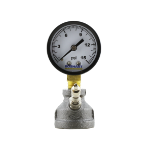 2" Gas Test with Malleable Manifold