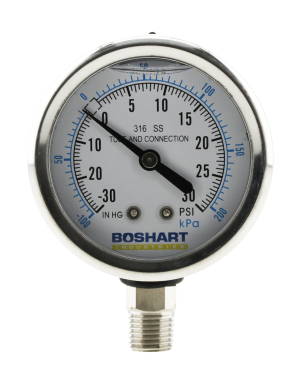 304 Stainless Steel Stainless Steel Liquid Vacuum/Pressure