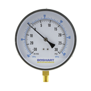 304 Stainless Steel Brass Dry Vacuum/Pressure