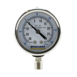 304 Stainless Steel Stainless Steel Dry Vacuum/Pressure