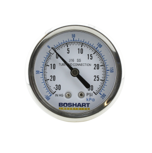 304 Stainless Steel Stainless Steel Dry Vacuum/Pressure